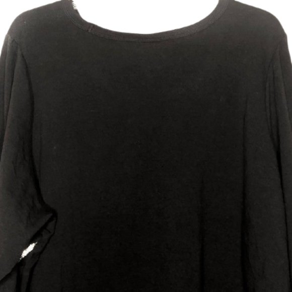 Torrid Fleece Sweatshirt w/Rhinestones - Black - 3 - Picture 7 of 12
